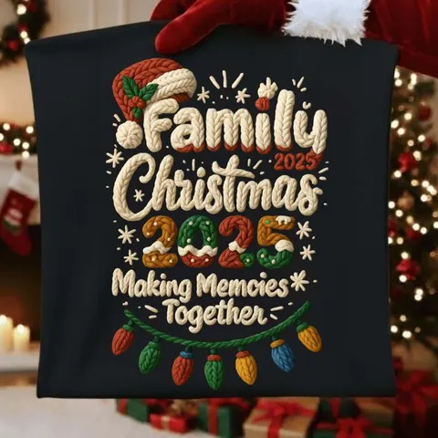Estampado «Family Christmas 2025»