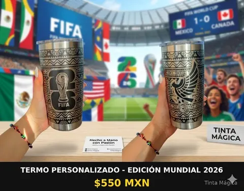 Termos grabados edición Mundial 2026